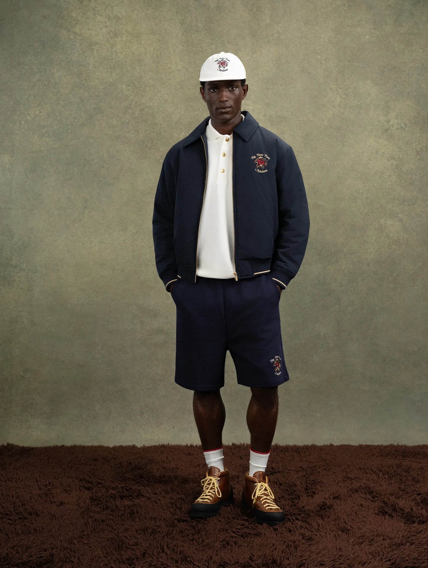 Drôle de monsieur Jacka Bomber Slogan Rose