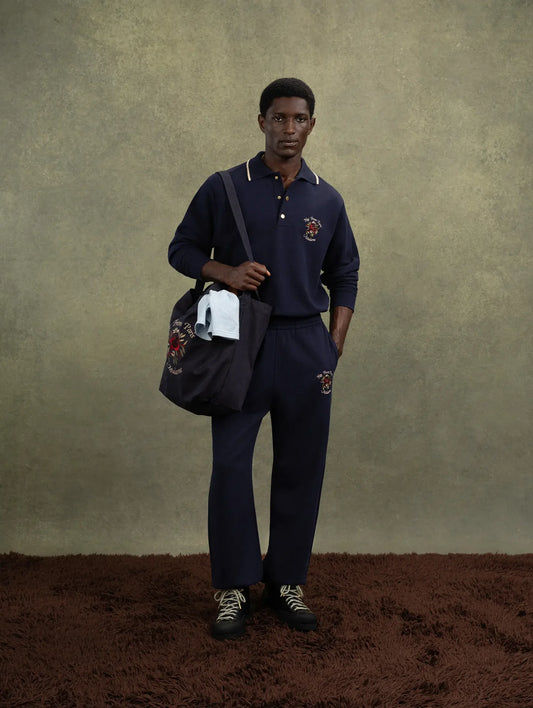 Drôle de monsieur Tröja Polo Slogan Rose