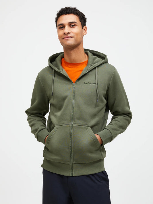 Peak Performance Tröja Original Small Logo Zip Hood