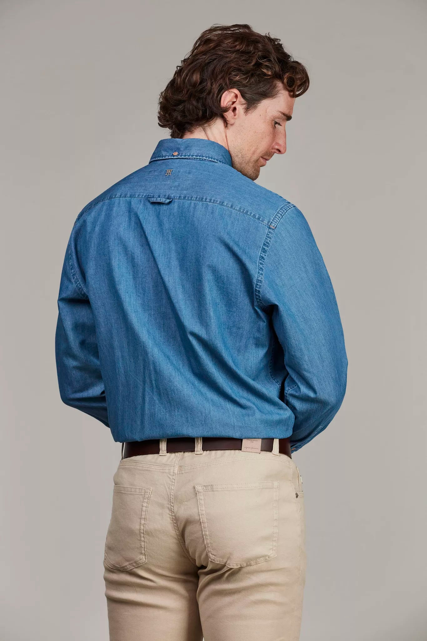 Hansen & Jacob Skjorta Indigo Classic