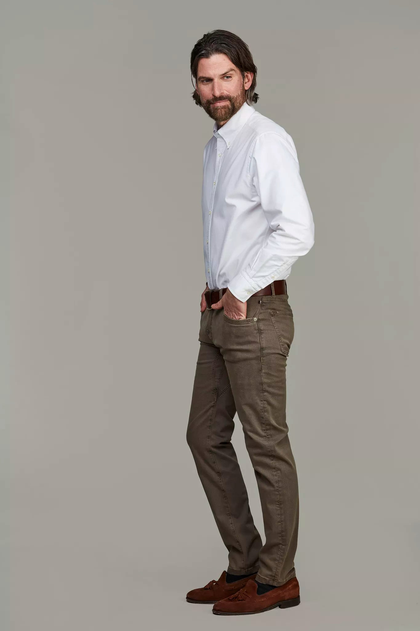 Hansen & Jacob Byxor 5-Pkt Cut'N Sew Bormio Print