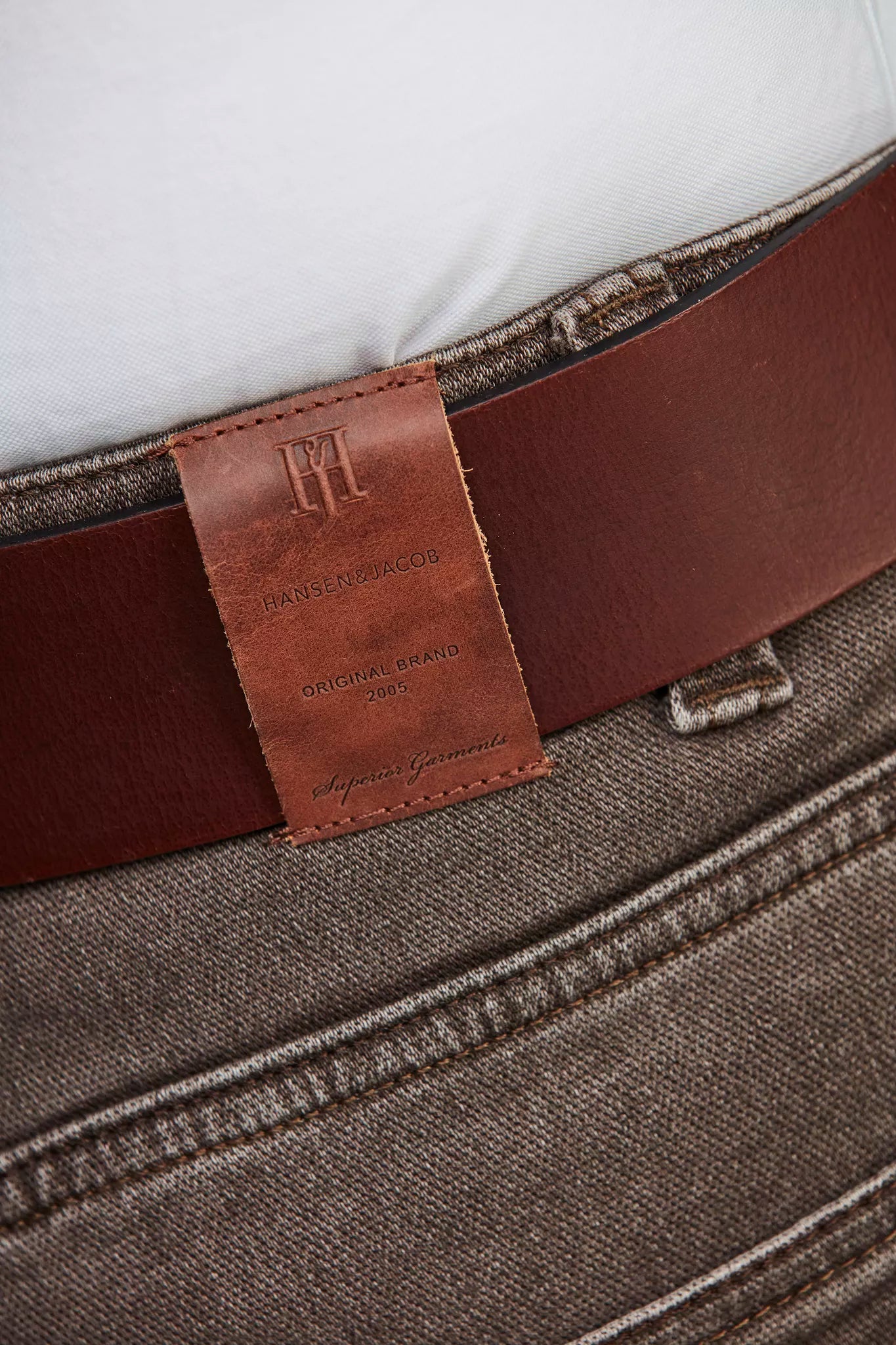 Hansen & Jacob Byxor 5-Pkt Cape Town Brown Denim