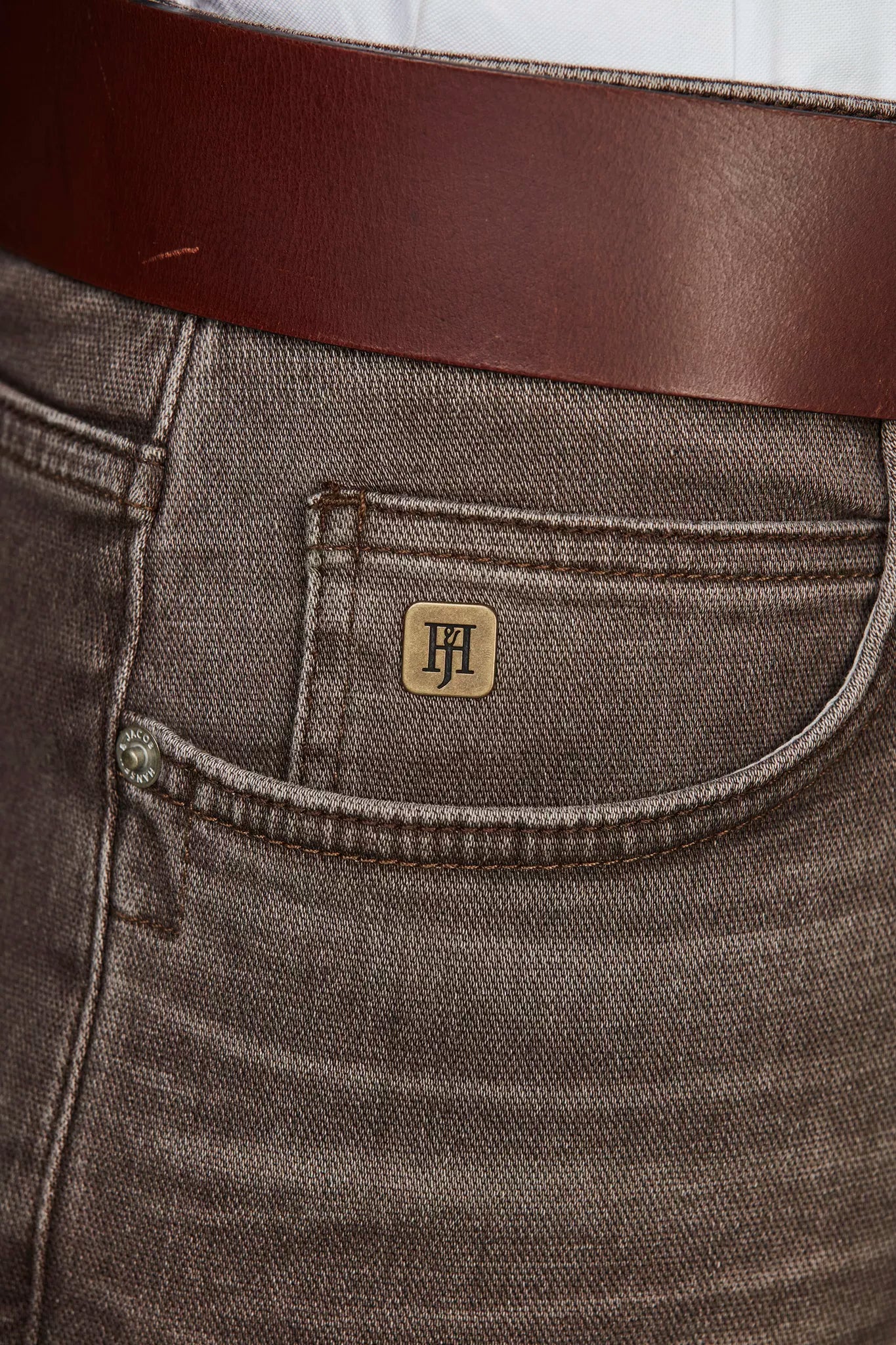 Hansen & Jacob Byxor 5-Pkt Cape Town Brown Denim