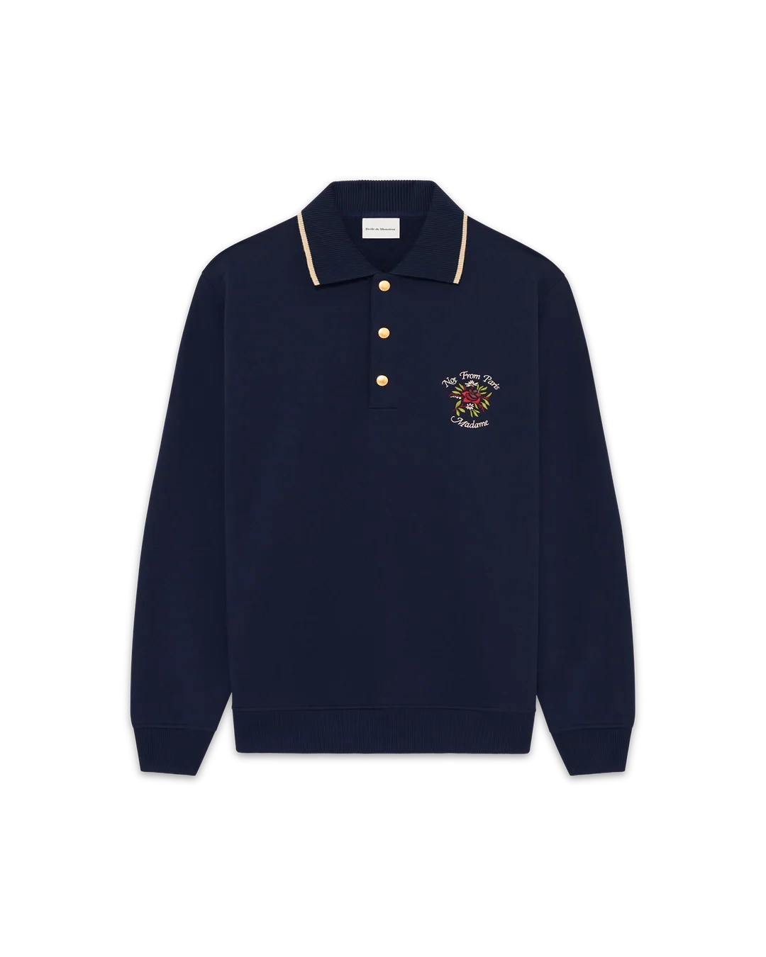 Drôle de monsieur Tröja Polo Slogan Rose