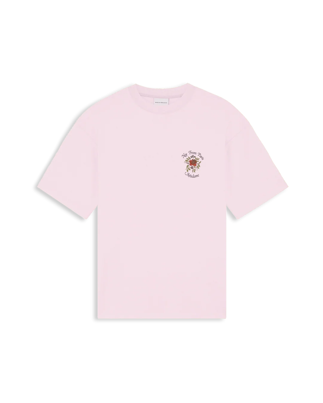 Drôle de monsieur T-Shirt Slogan Rose