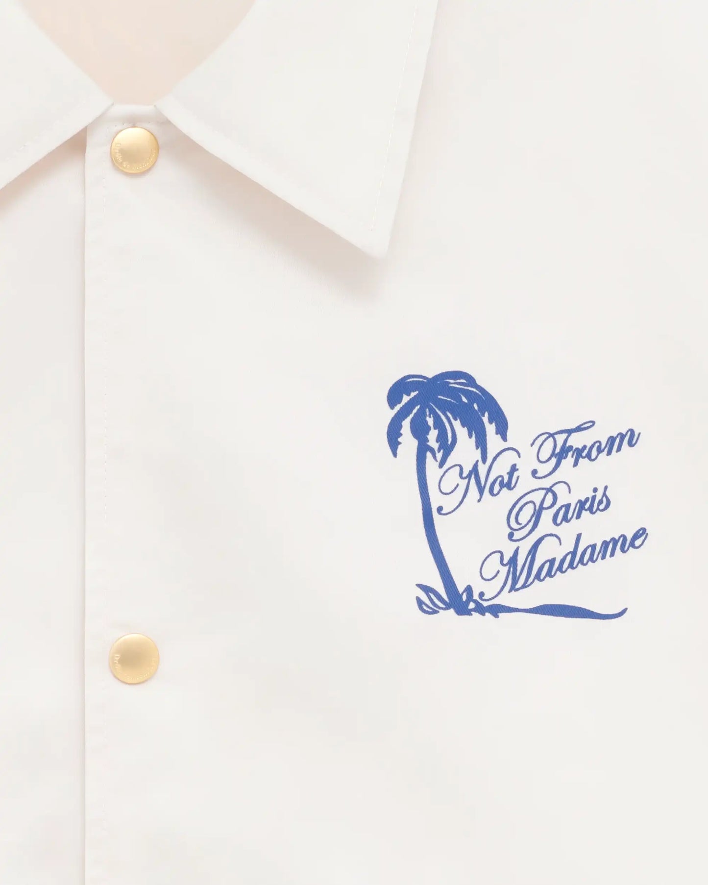Drôle de Monsieur Jacka Veste Slogan Palmier