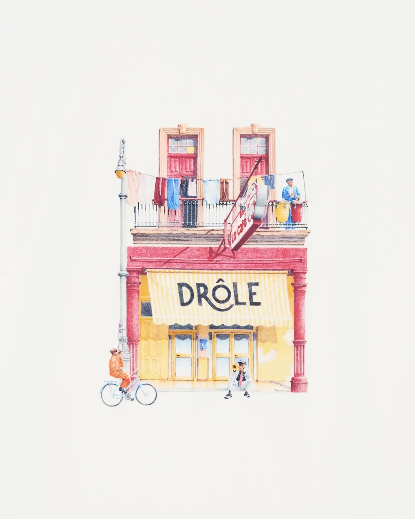 Drôle de Monsieur T-shirt DrÙle CafÈ