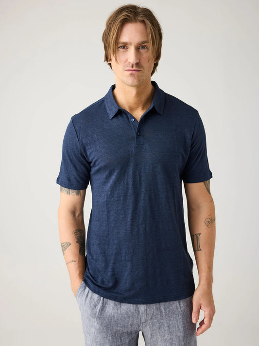 Knowledge Cotton Apparel Piké Regular Linen