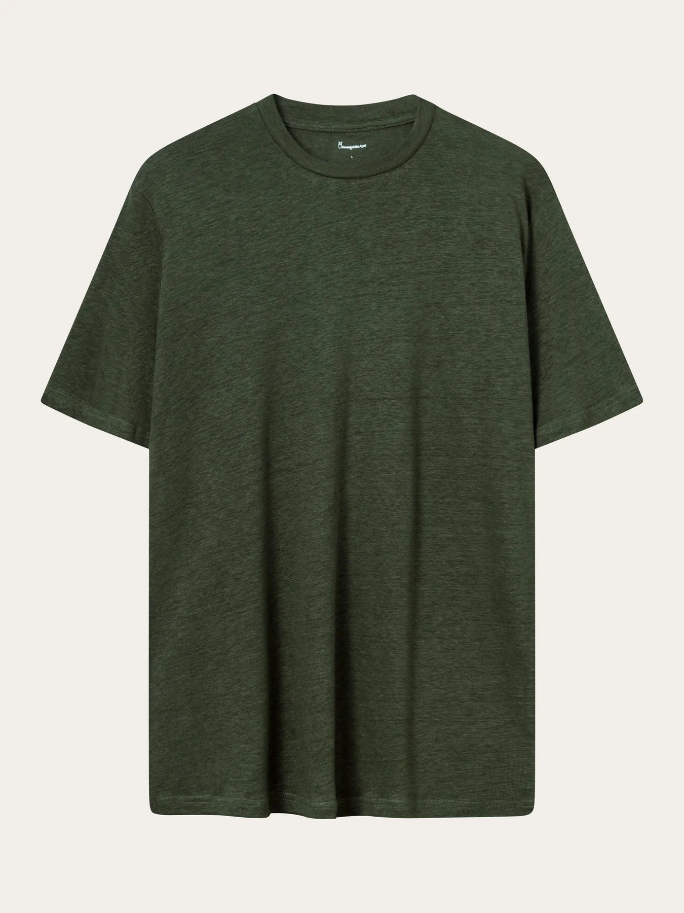 Knowledge Cotton Apparel T-shirt Linen