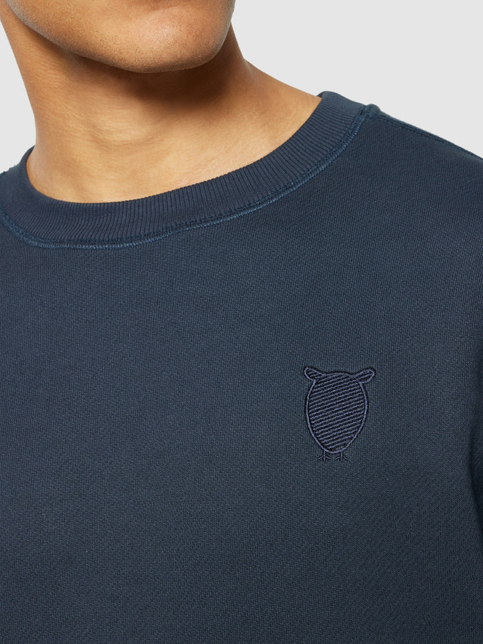 Knowledge Cotton Apparel Tröja Loose Structure Sweat