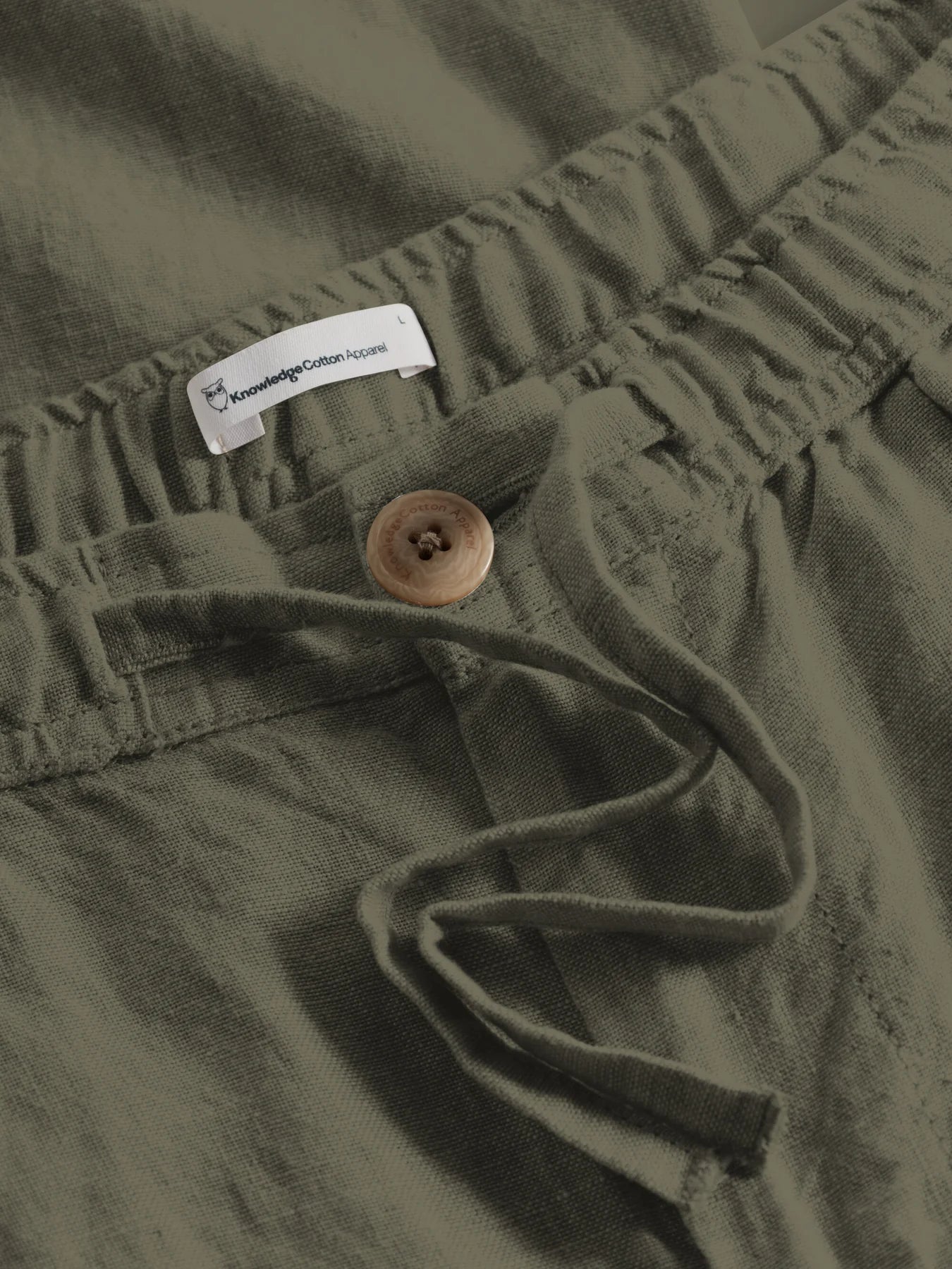 Knowledge Cotton Apparel Byxor FIG Loose Linen
