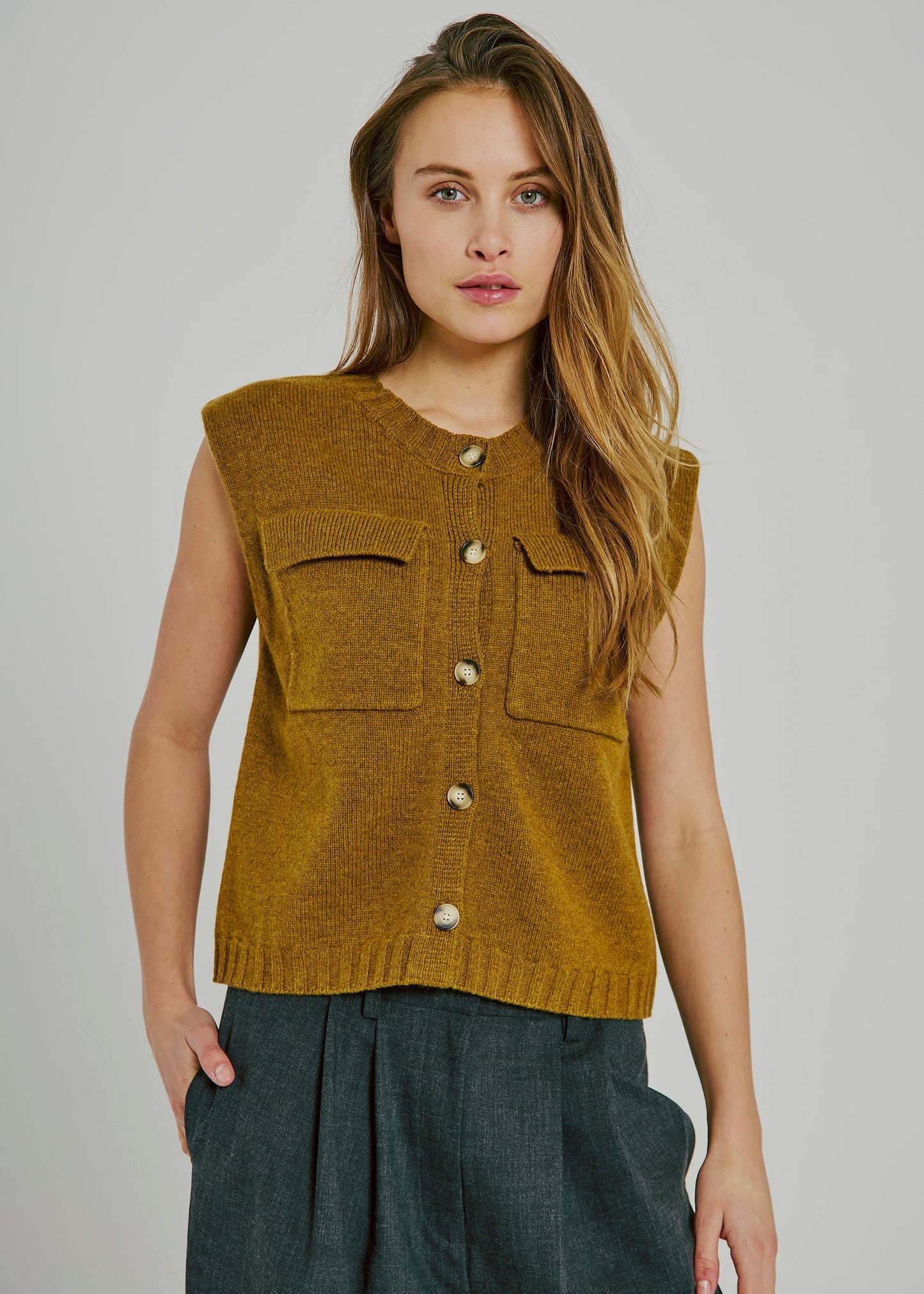 Norr Väst Lucinda Wool Knit Waistcoat