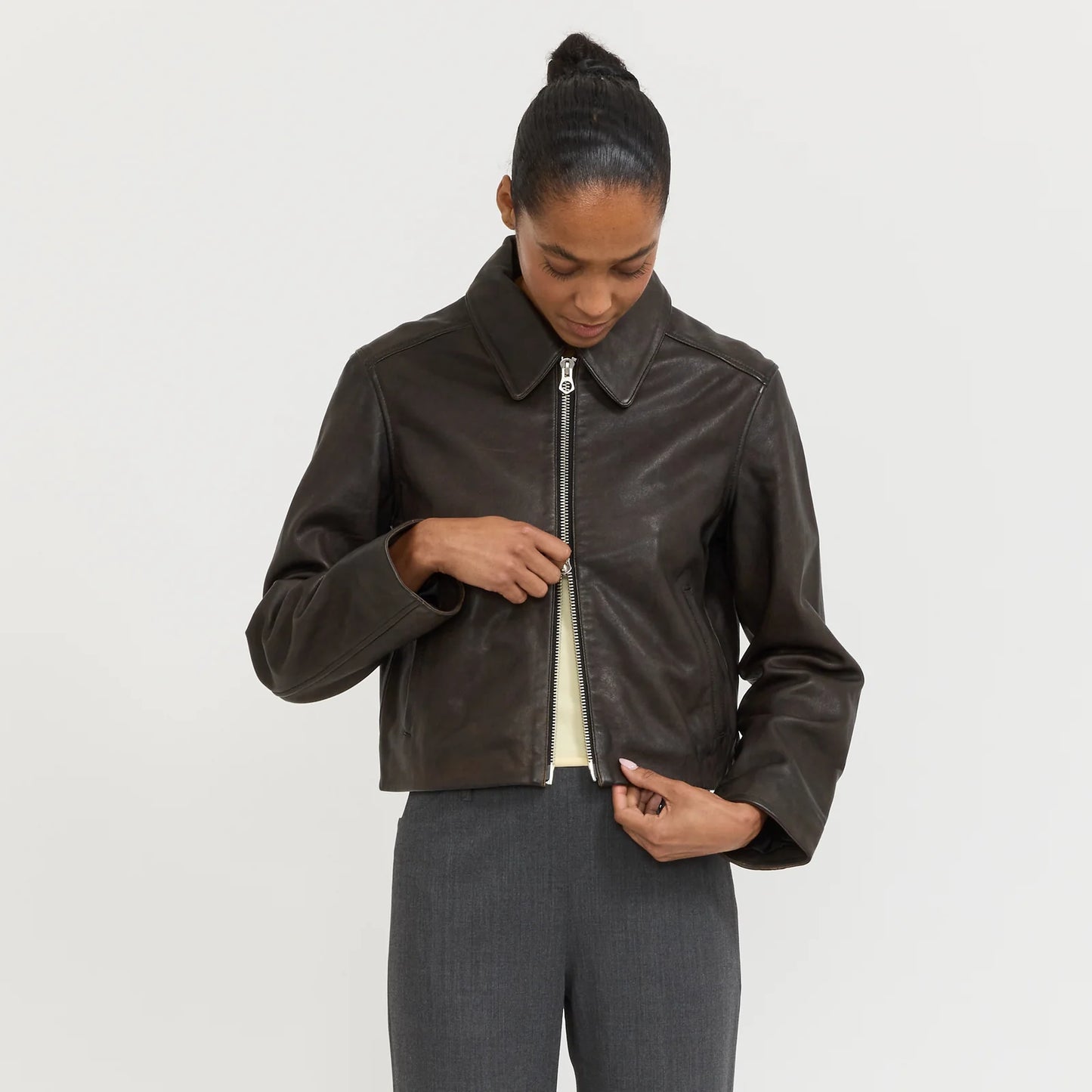 Neuw Jacka Leather Zip