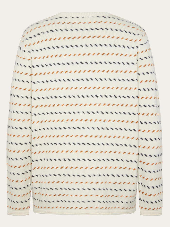 Knowledge Cotton Apparel Tröja Jacquard Knit