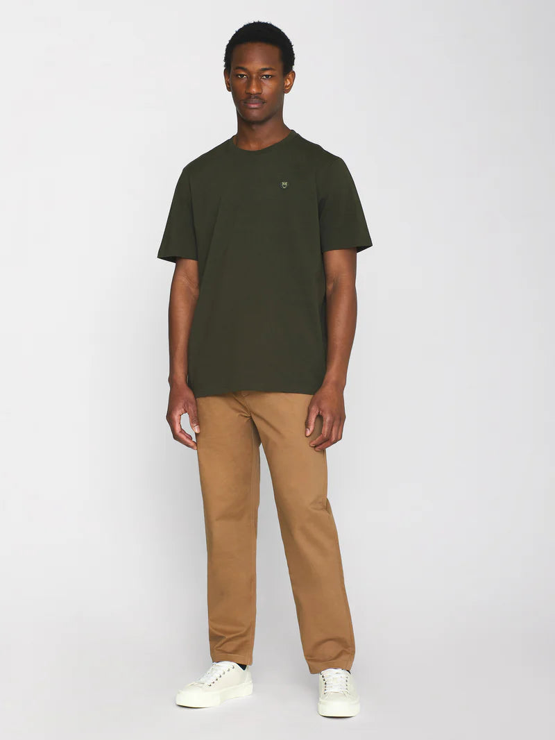 Knowledge Cotton Apparel T-shirt Loke badge