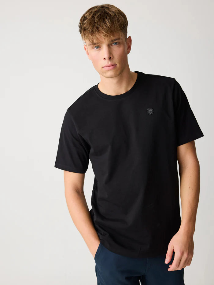 Knowledge Cotton Apparel T-shirt Loke badge