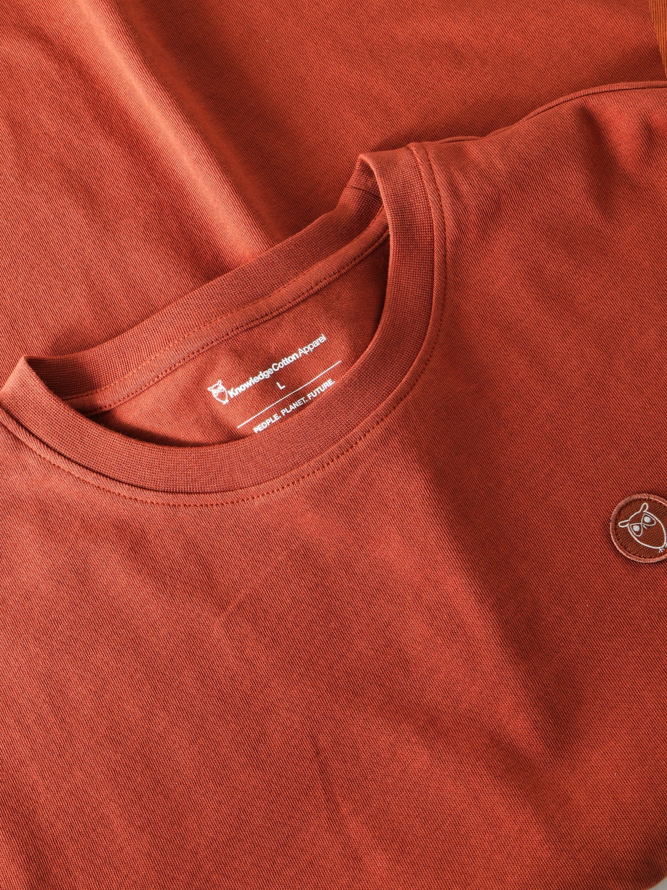 Knowledge Cotton Apparel T-shirt Loke Badge