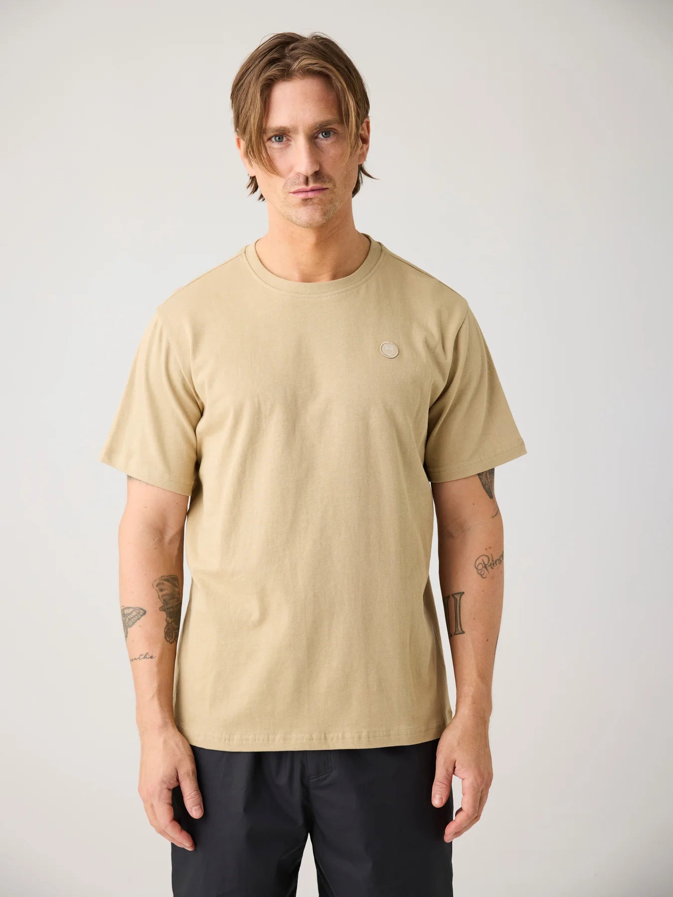 Knowledge Cotton Apparel T-shirt Loke Badge