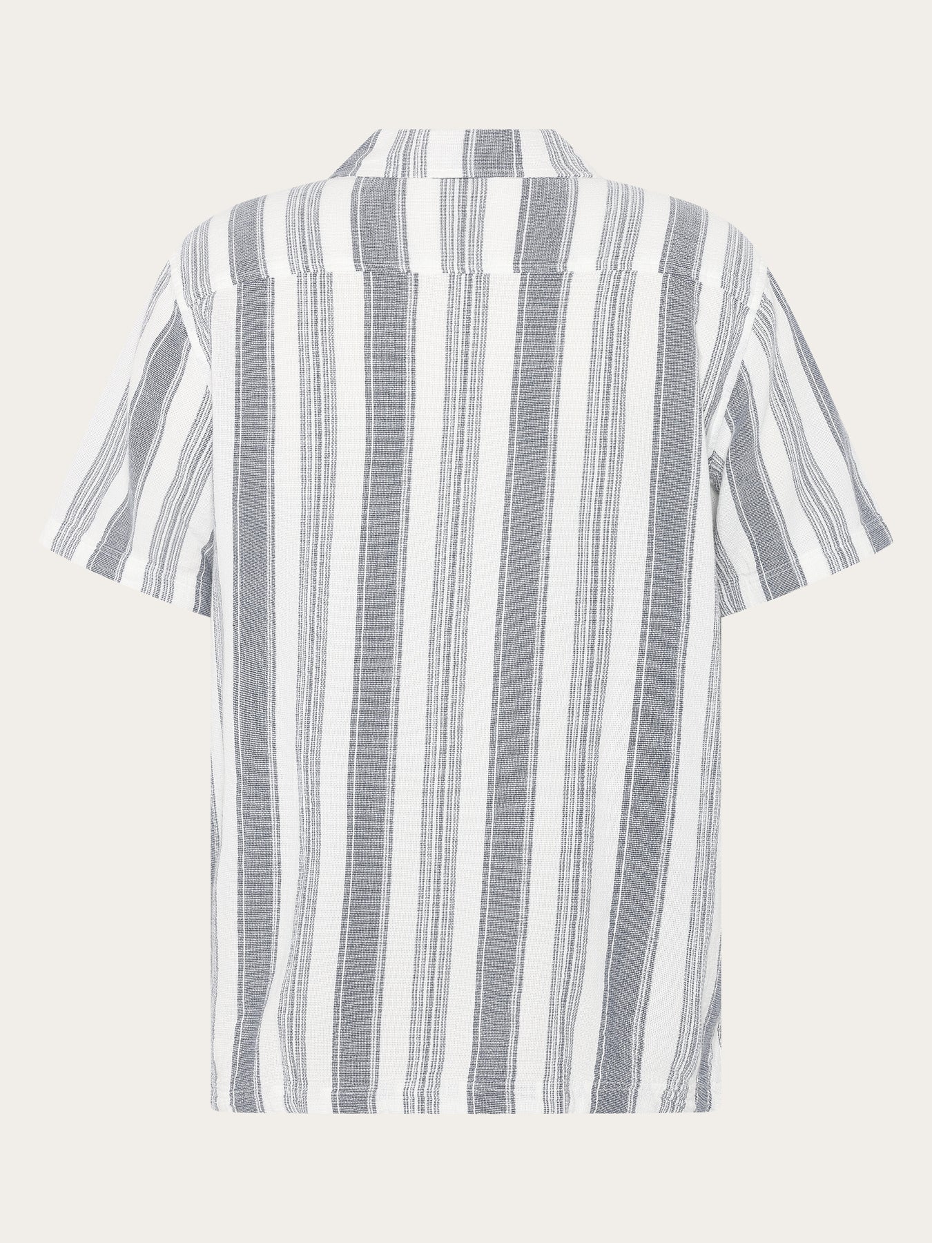 Knowledge Cotton Apparel Skjorta Organic Cotton Striped