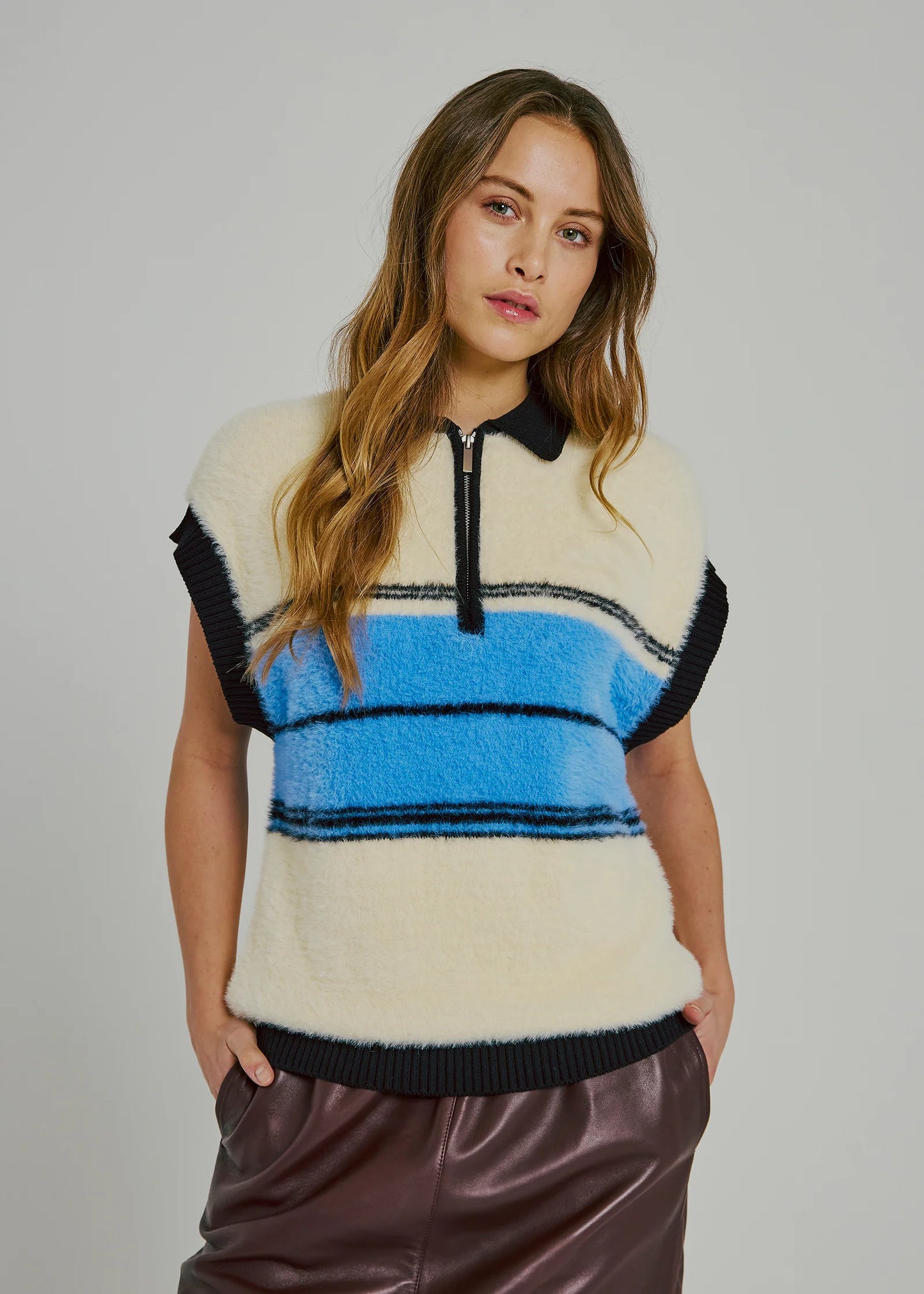 Norr Väst Sky Knit Waistcoat