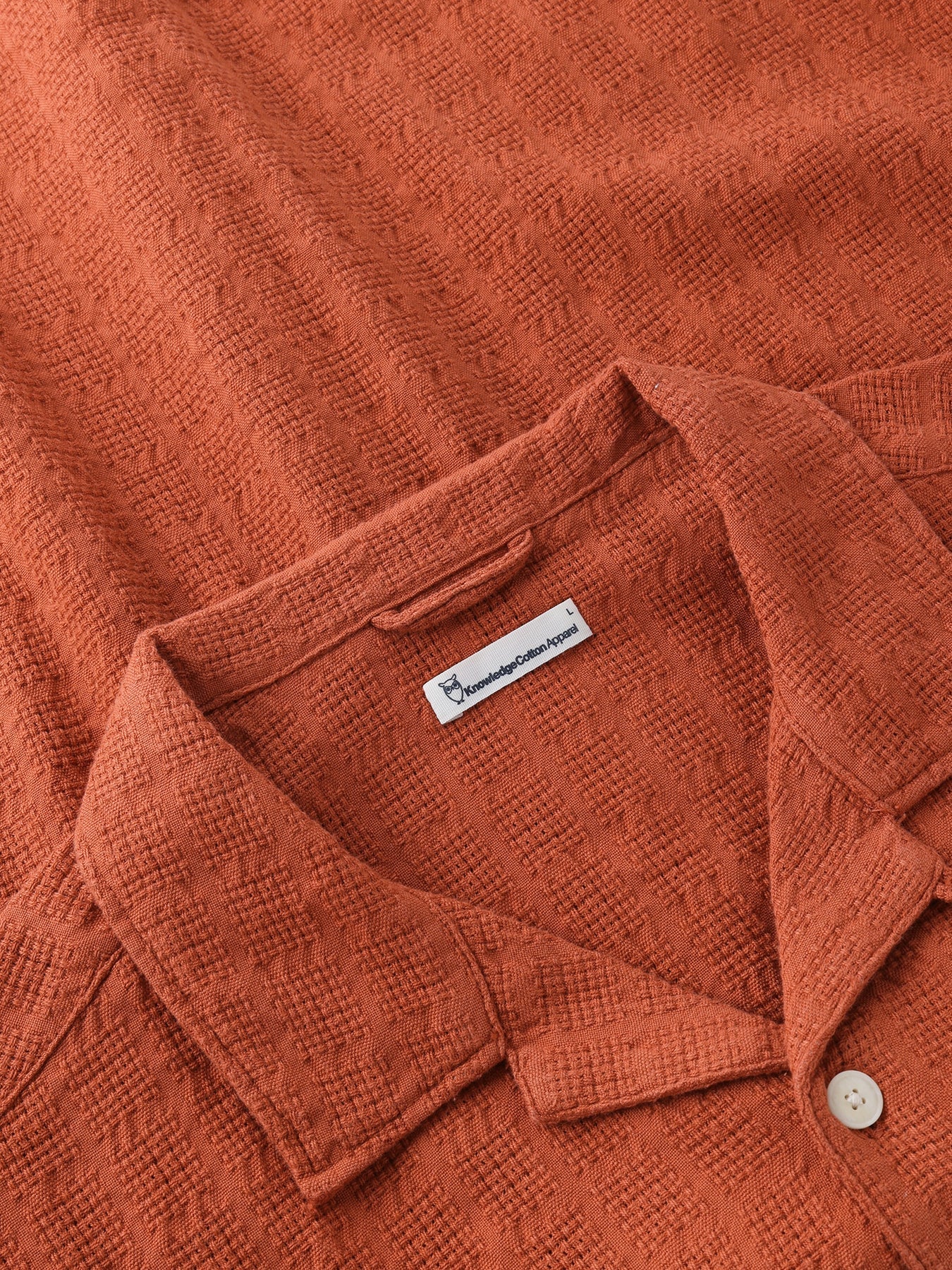 Knowledge Cotton Apparel Skjorta Organic Cotton Structure