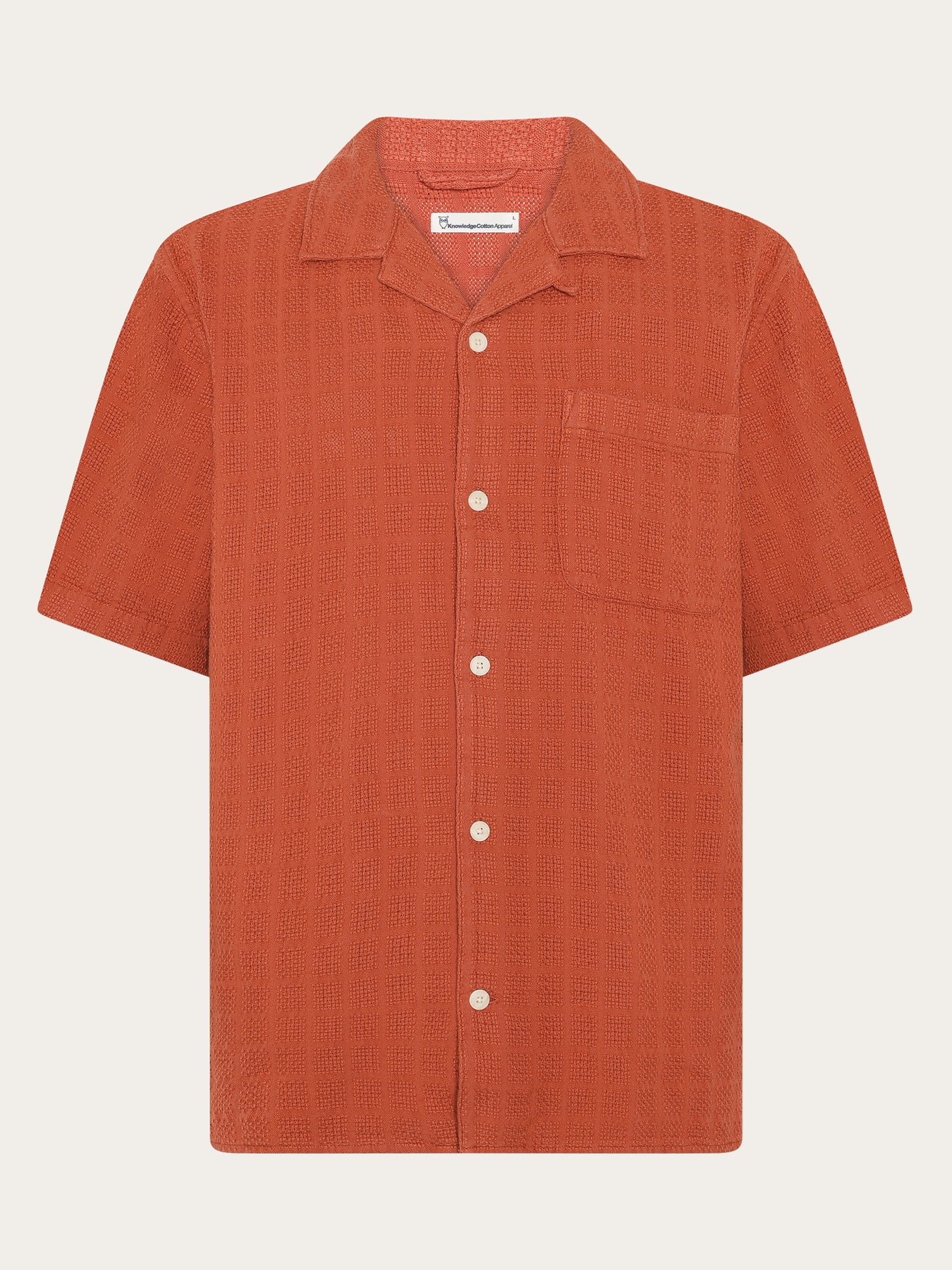 Knowledge Cotton Apparel Skjorta Organic Cotton Structure