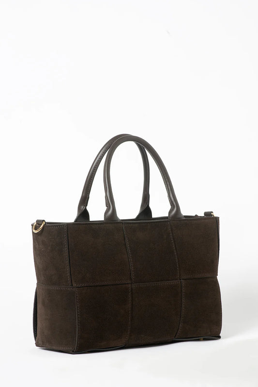 Belotti Väska 828 Suede Intreccio Tote