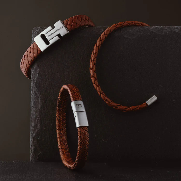 Steel & Barnett Armband Läder Riley