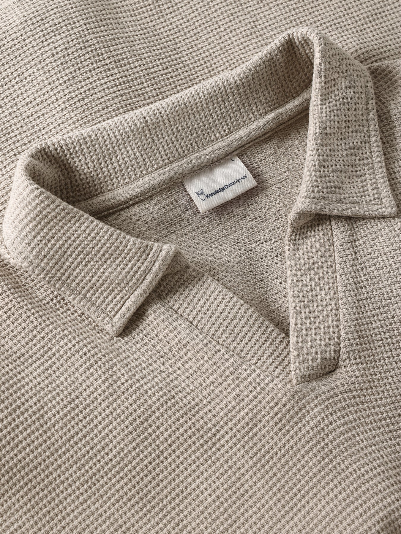 Knowledge Cotton Apparel Piké Organic Cotton Waffle Polo