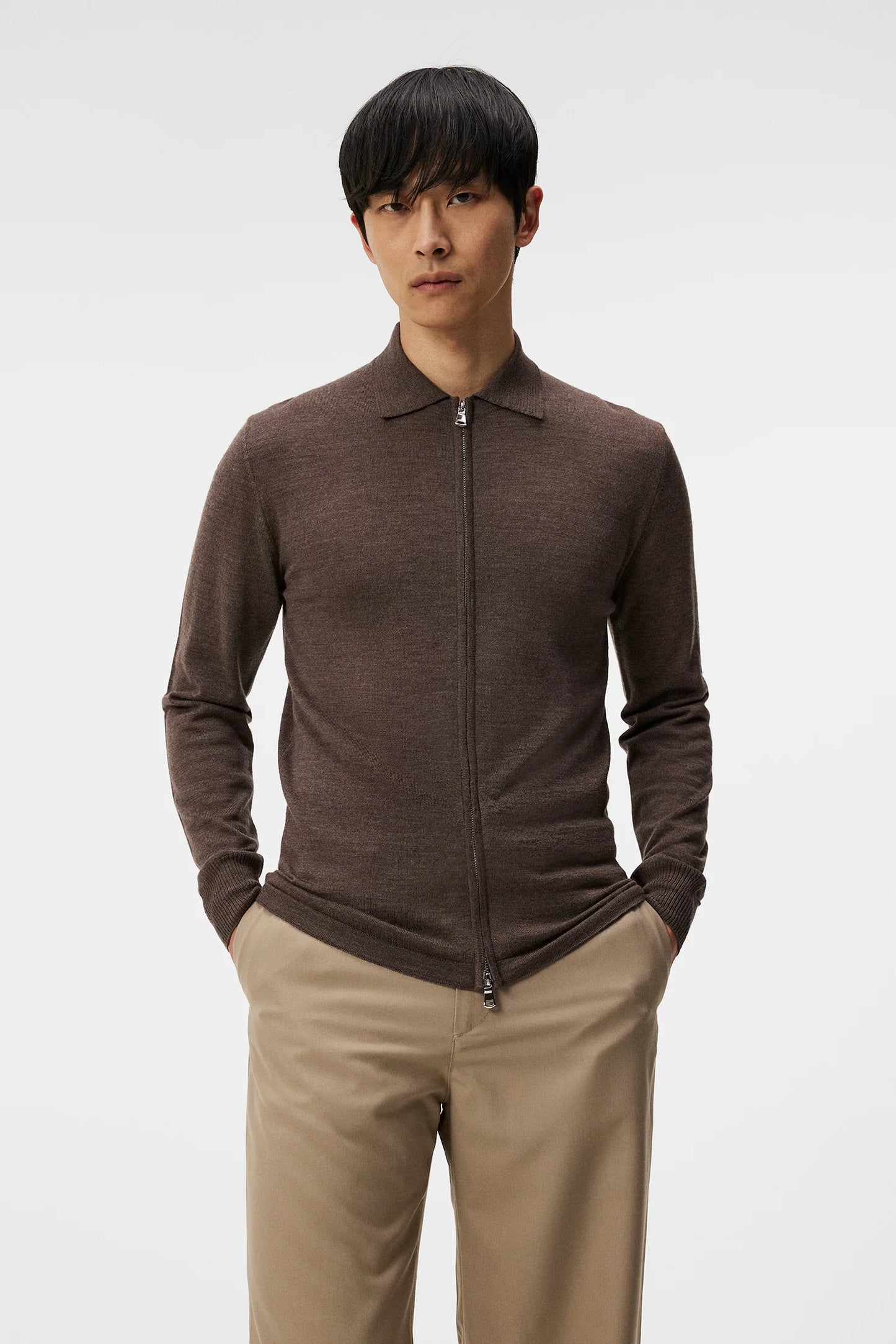 J.Lindeberg Cardigan Nyle Light Merino Zip