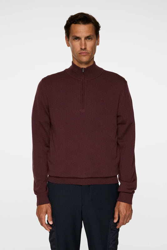 J.Lindeberg Tröja Kiyan Merino Quarter Zip