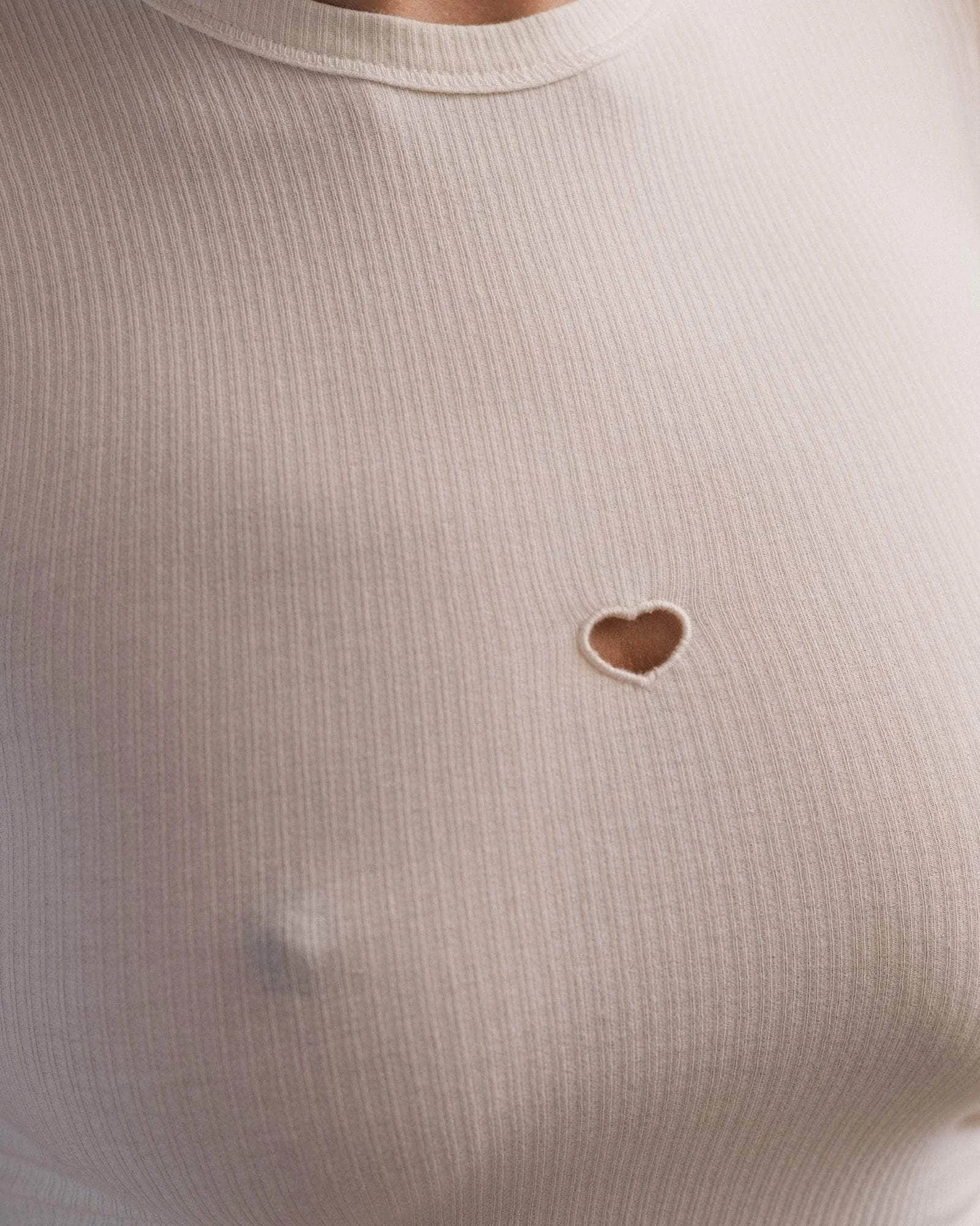 Baserange Topp Heart Short Sleeve