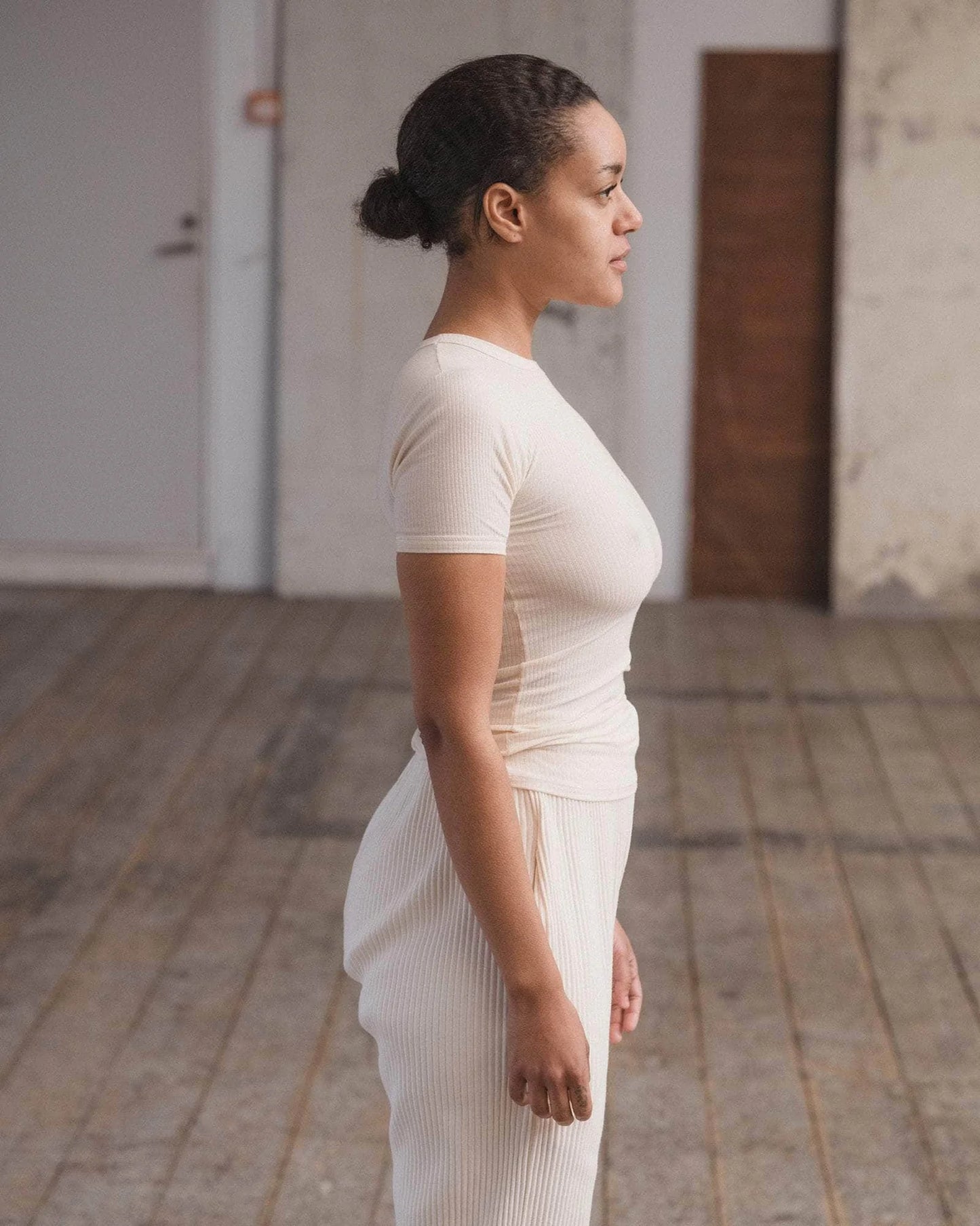 Baserange Topp Heart Short Sleeve