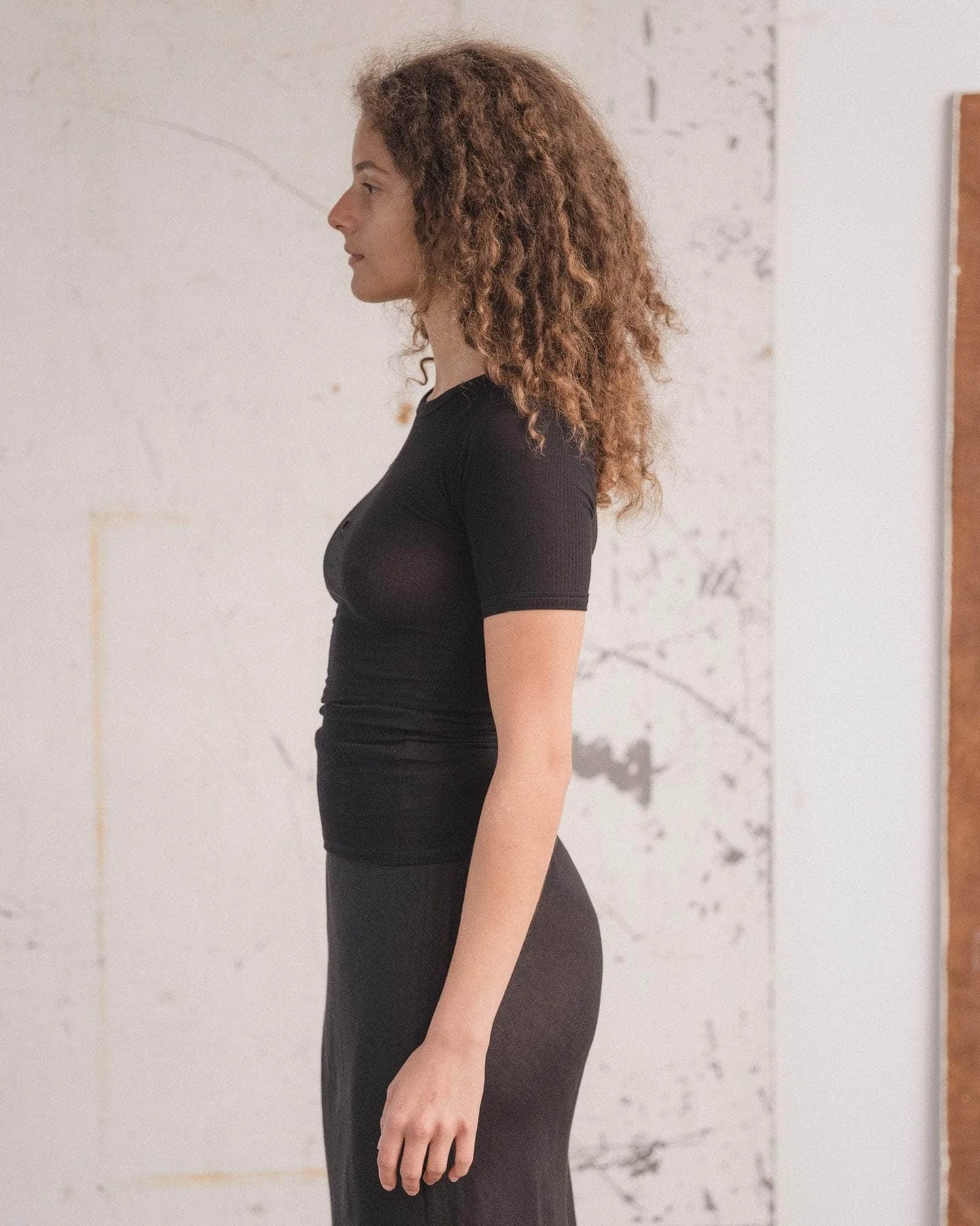 Baserange Topp Heart Short Sleeve