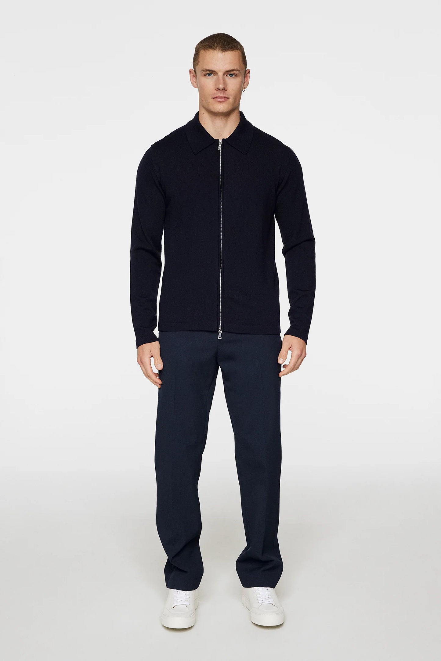 J.Lindeberg Kofta Kaleb Merino Zip