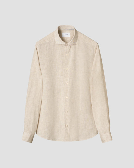 Eton Skjorta Solid Linen
