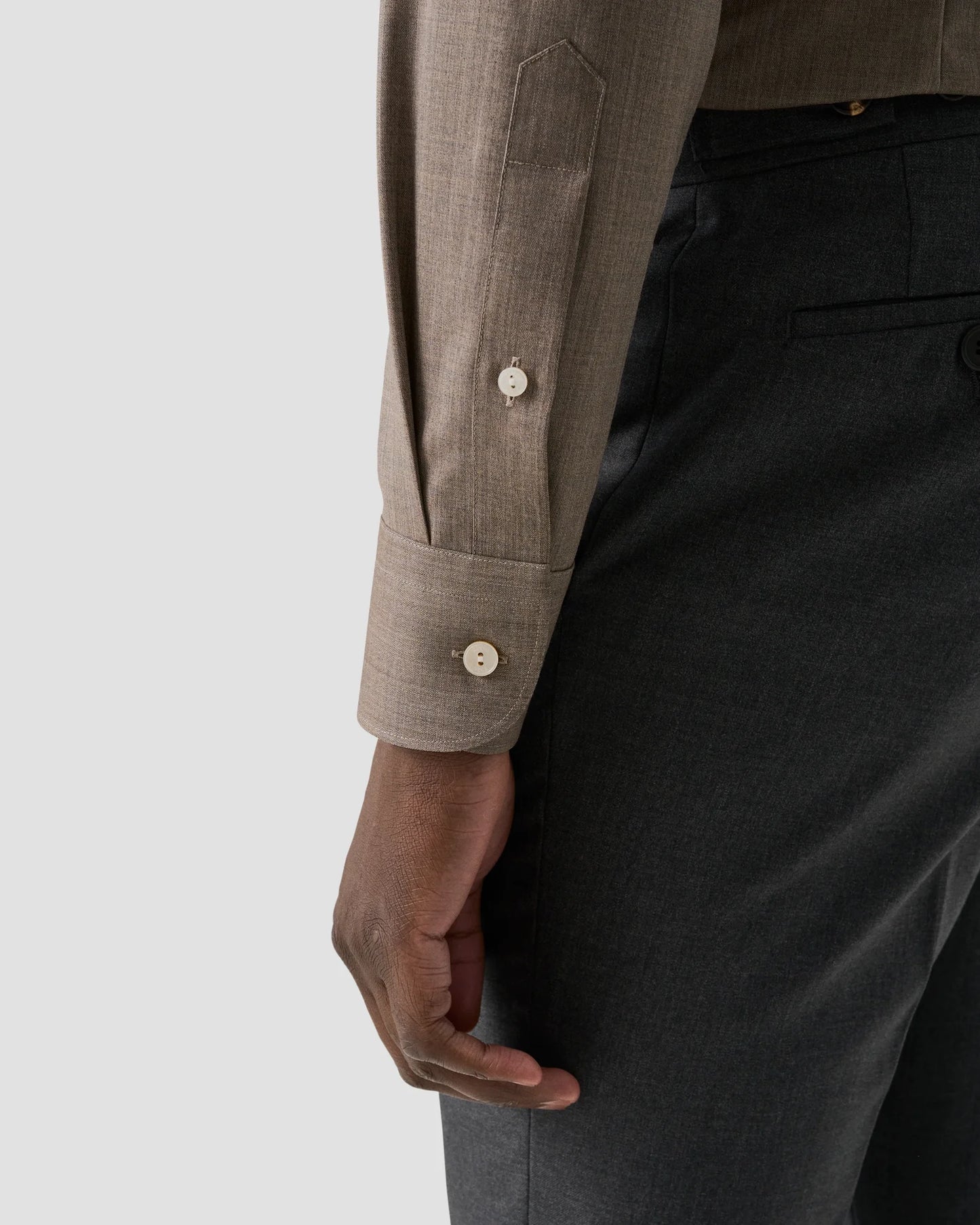 Eton Skjorta Solid Merino