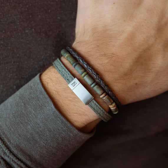 Steel & Barnett Armband Läder Luke Landon