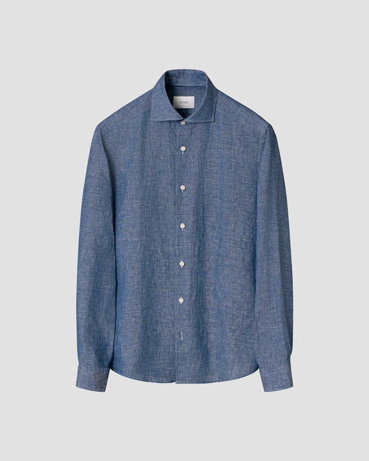 Eton Skjorta Solid Linen