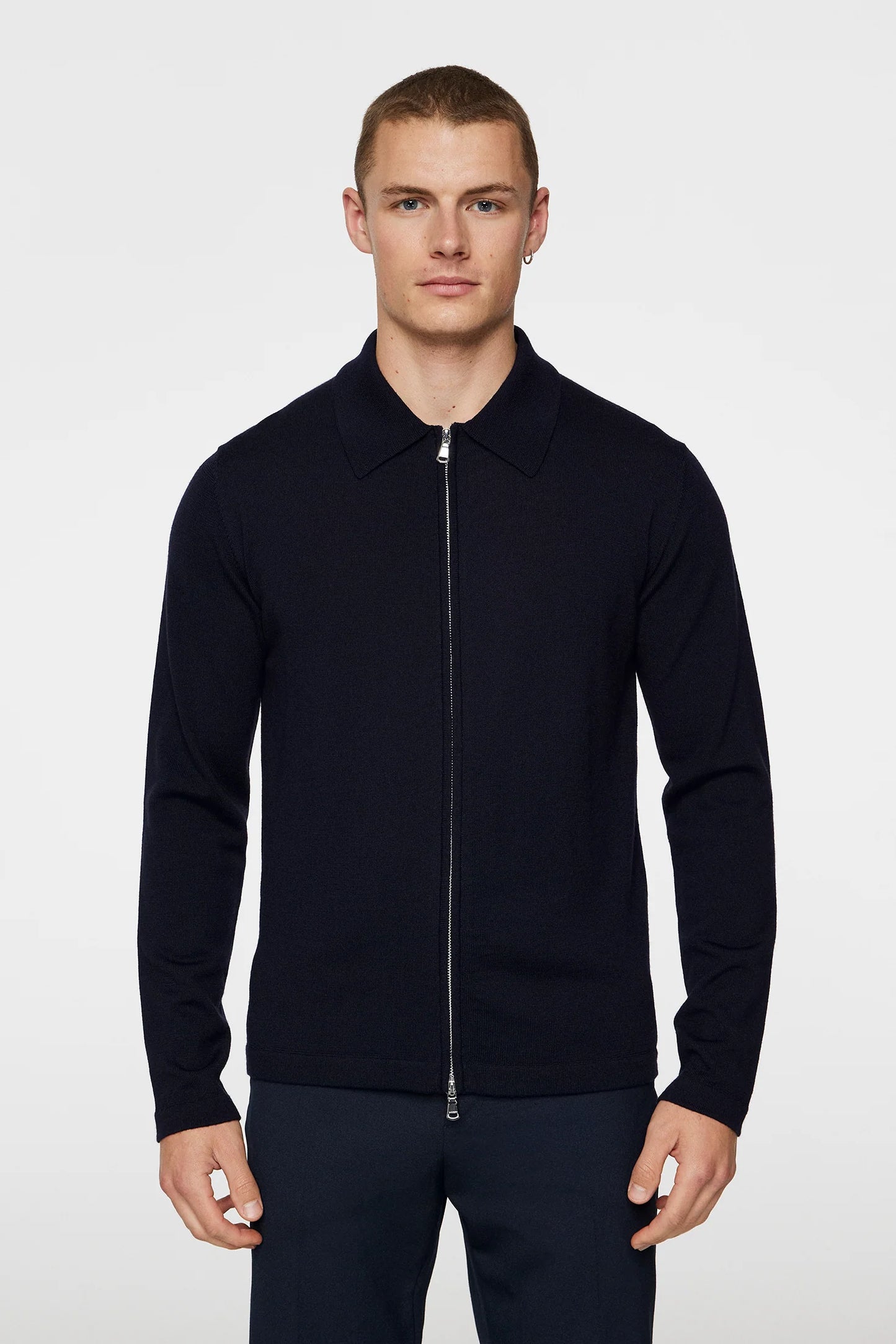 J.Lindeberg Kofta Kaleb Merino Zip