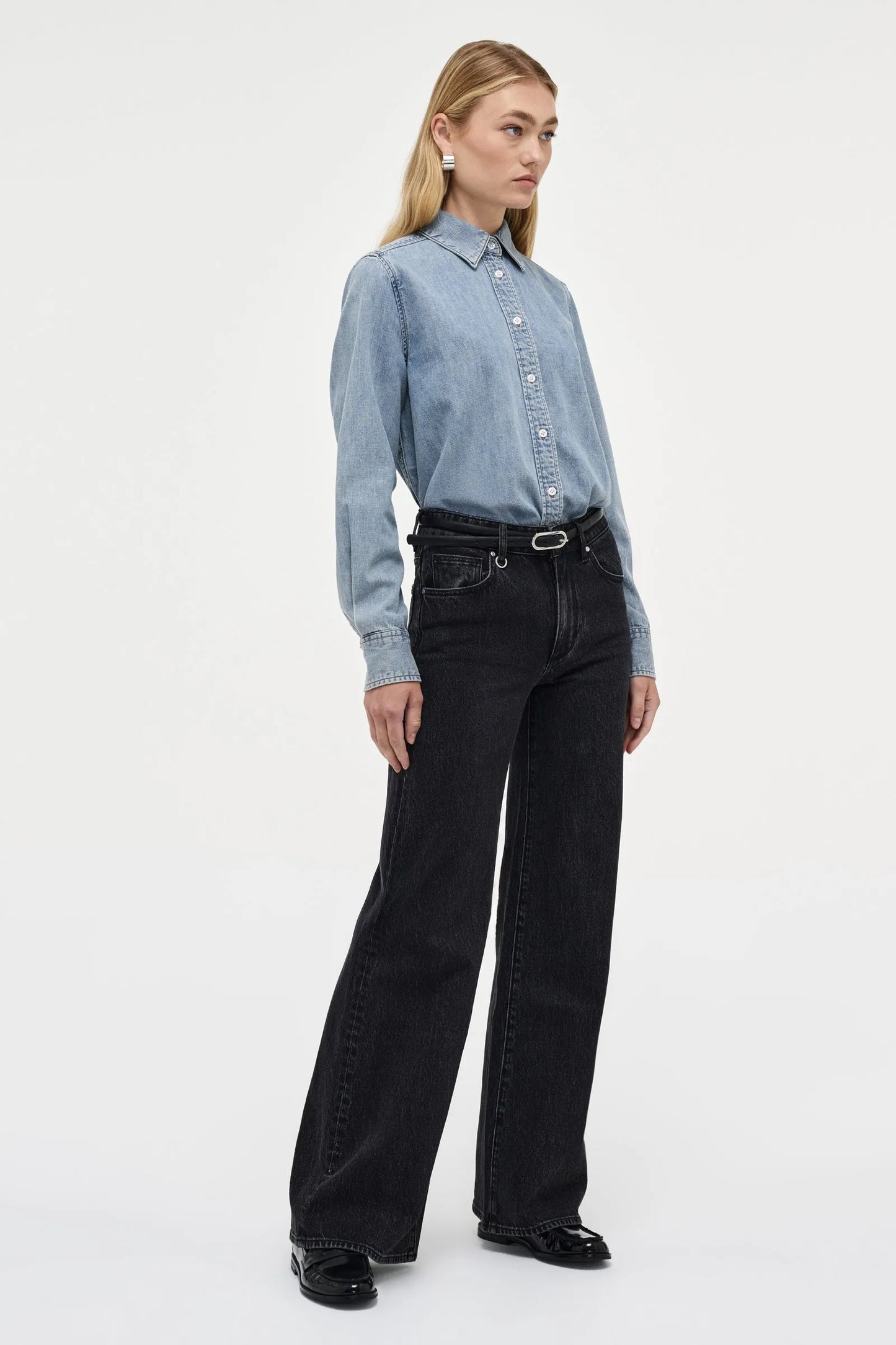 Neuw Jeans Eva Wide French Blac