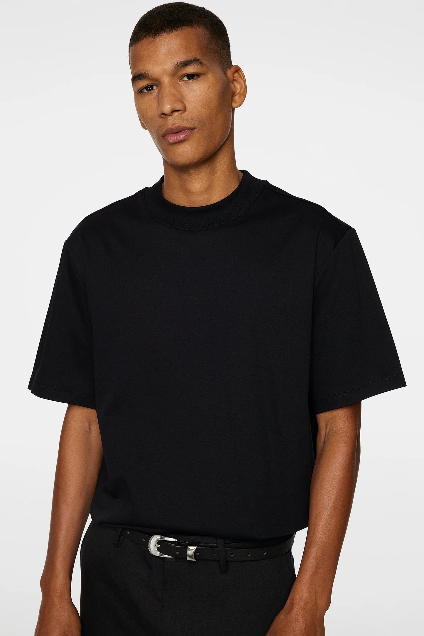 J.Lindeberg T-shirt LS Ace Mock Neck