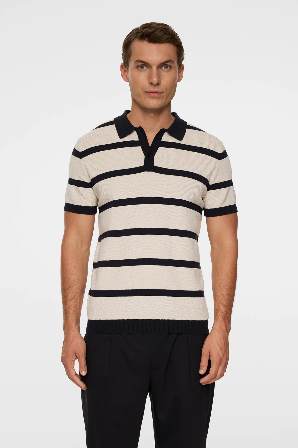 J.Lindeberg Piké Reve Short Sleeve Stripe