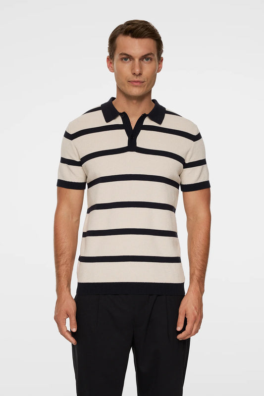 J.Lindeberg Piké Reve Short Sleeve Stripe