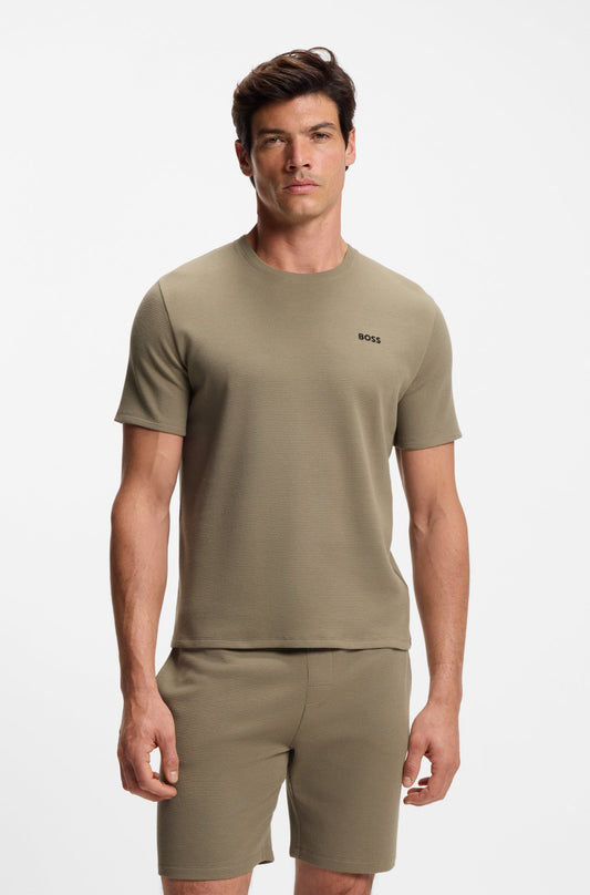 Boss T-shirt Waffle