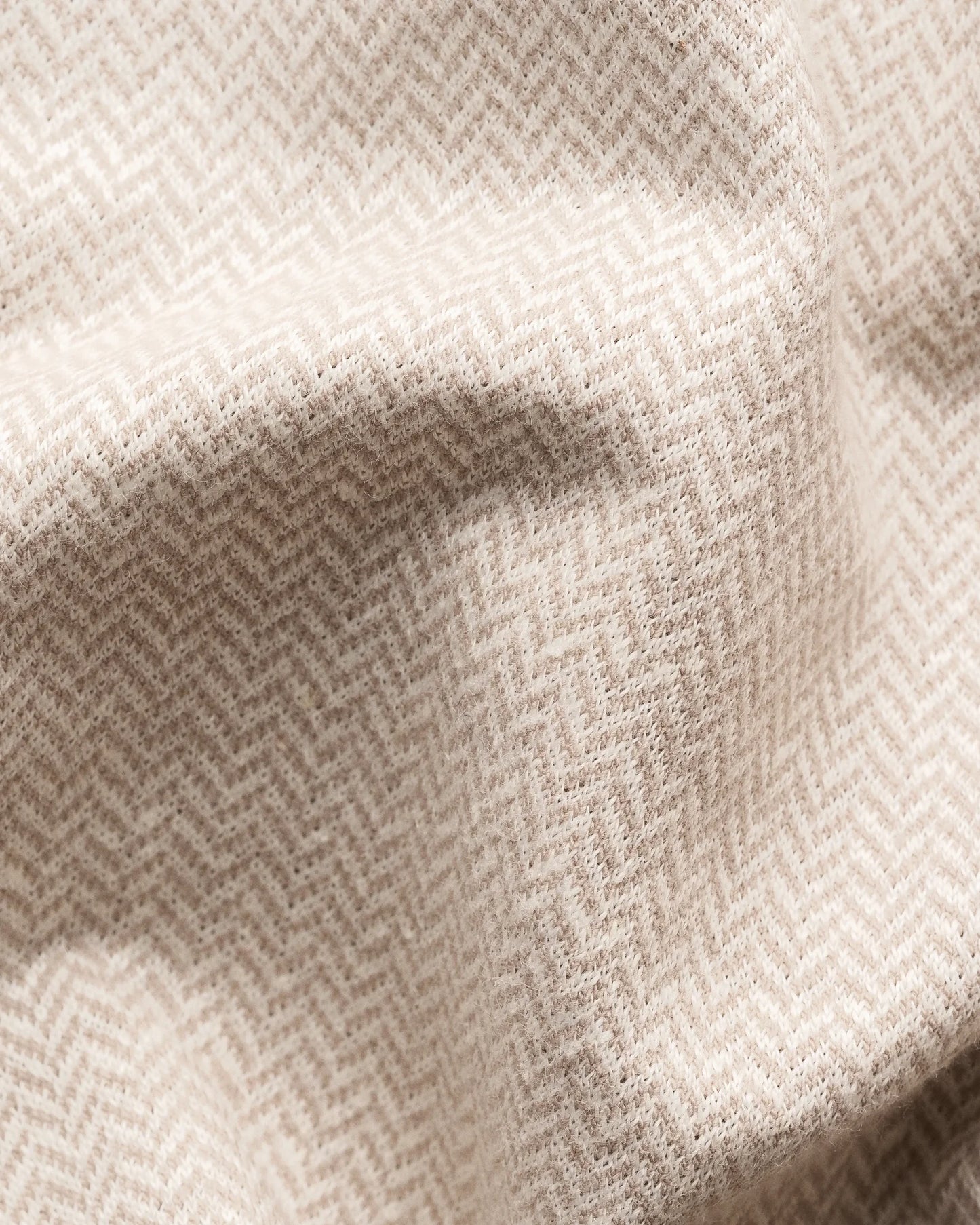 Eton Kavaj Herringbone Linen Jersey Soft