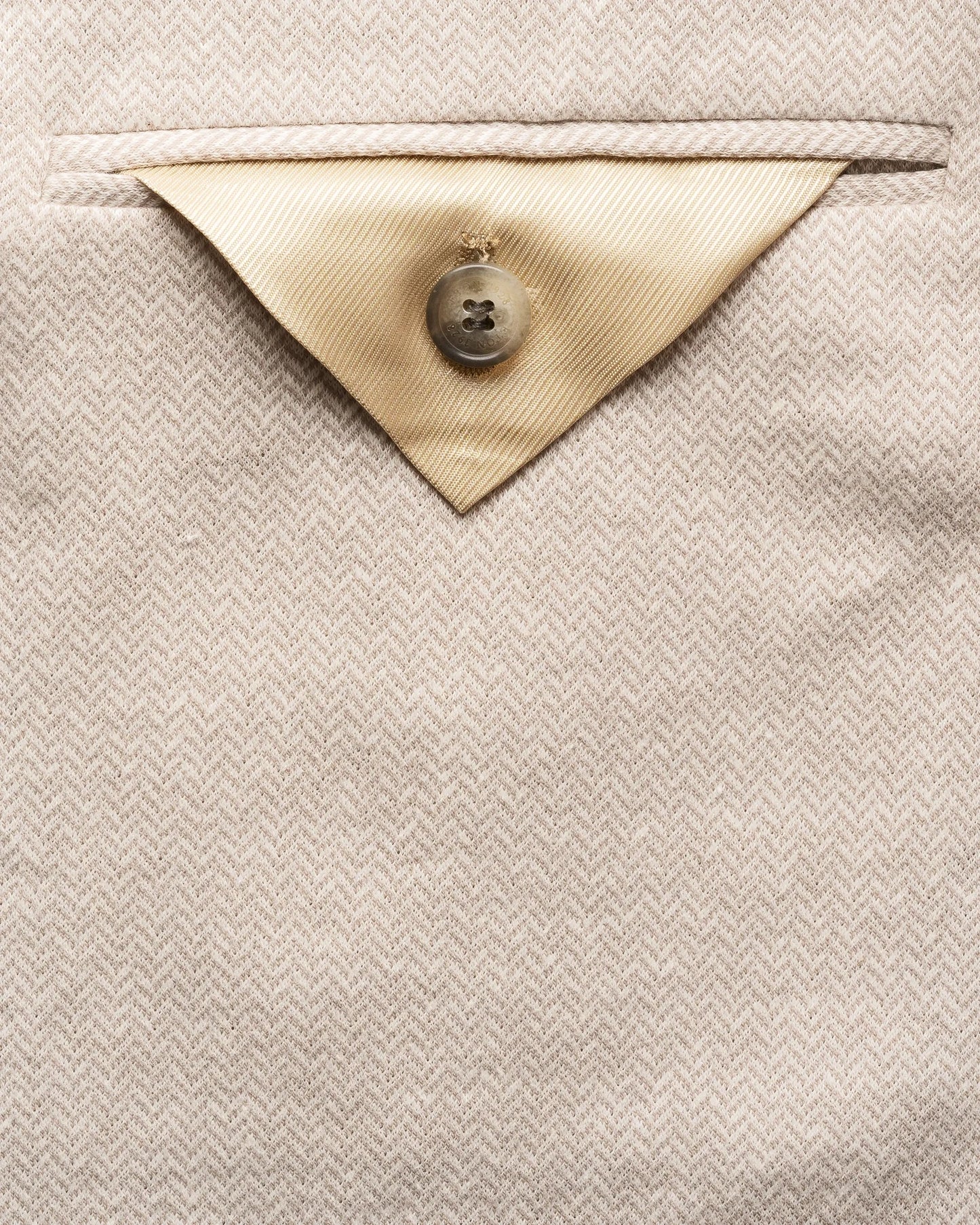 Eton Kavaj Herringbone Linen Jersey Soft