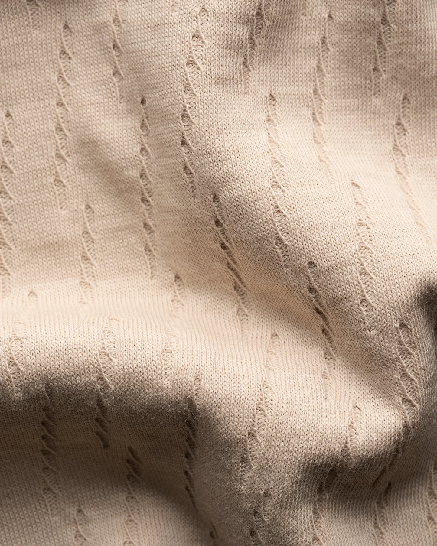 Eton Piké Jacquard Open Collar