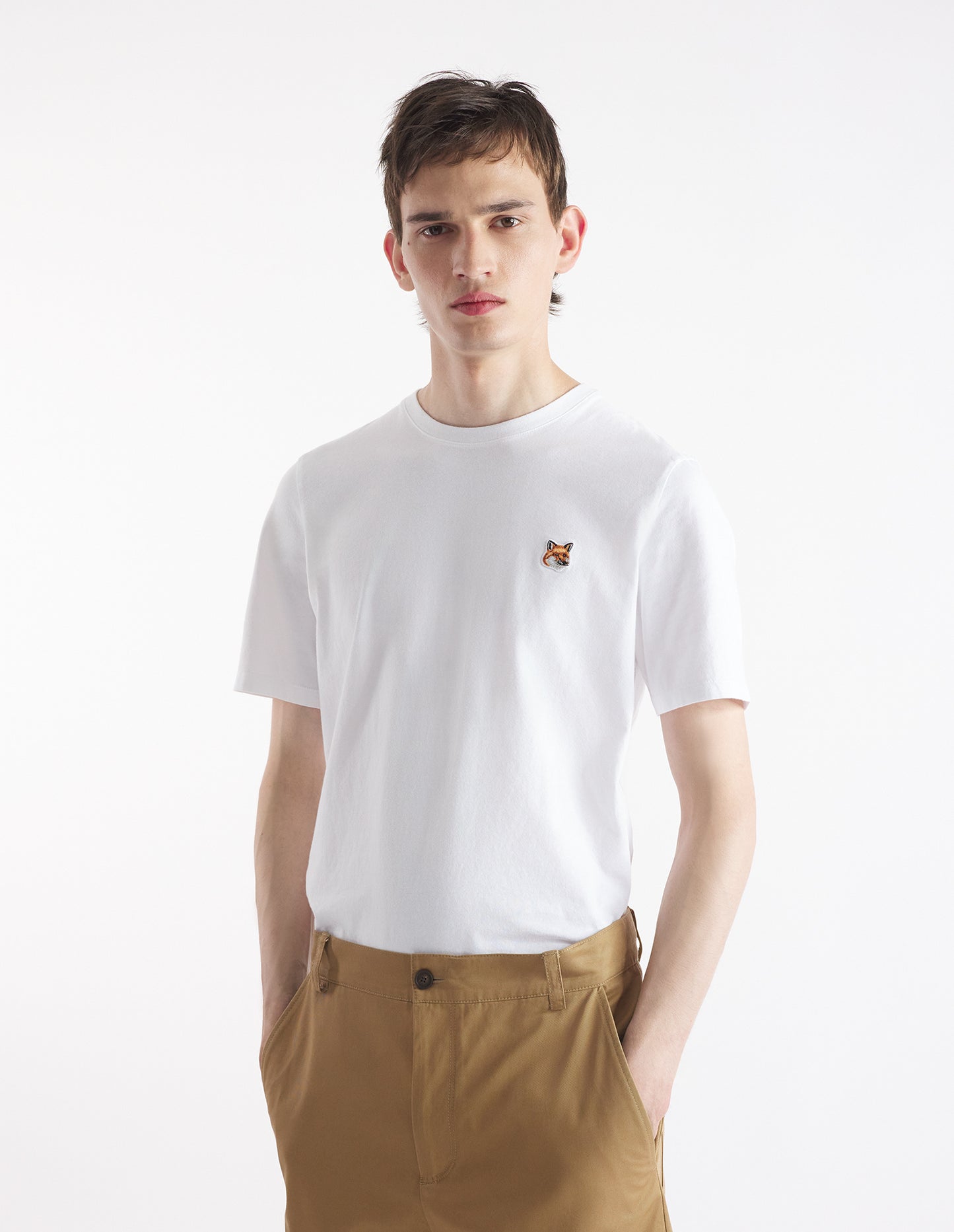 Maison Kitsuné T-shirt Fox Head Patch Reg