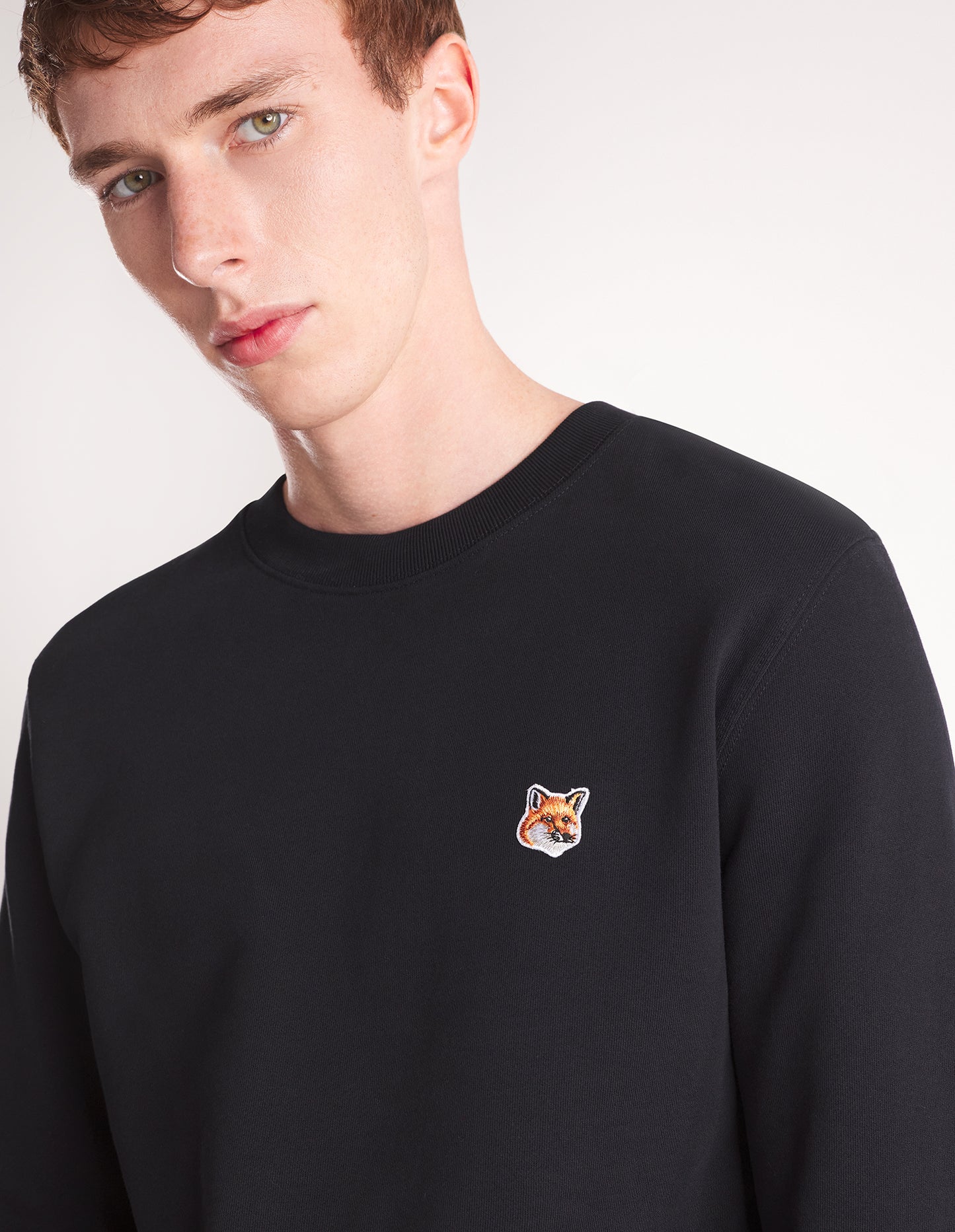 Maison Kitsuné Tröja Fox Head Patch Reg Sweat